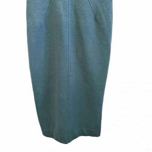 Boden Marisa Ottoman Sheath Dress Teal Pencil 3/4 Sleeve Work Office 4R - Picture 5 of 10